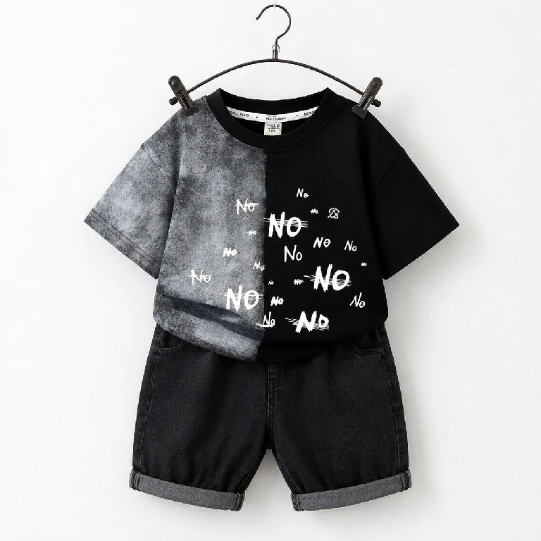 Typography Shirt + Shorts | Peakachu