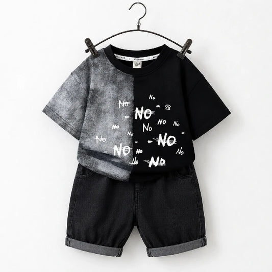 Typography Shirt + Shorts | Peakachu