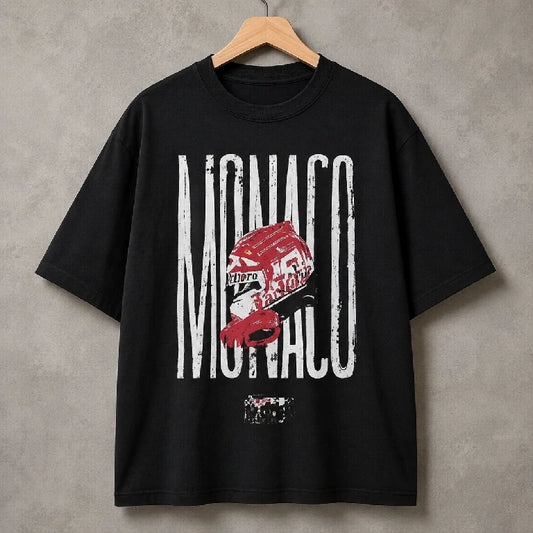Oversized Graphic Monaco Racing T-Shirt | Peakachu