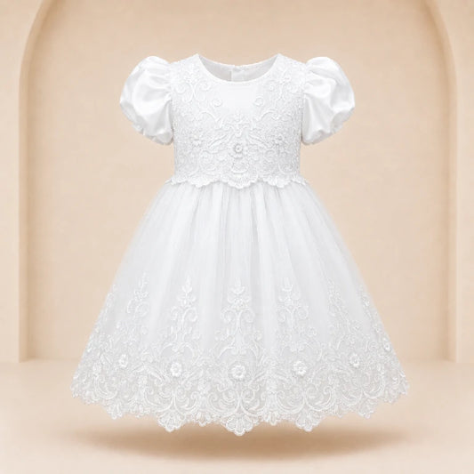 Fancy Net Frock With Rhinestones | Peakachu