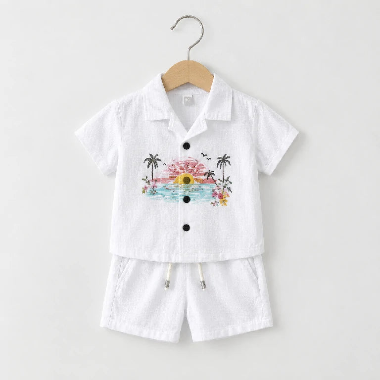 Palm Date Shirt + Shorts | Peakachu