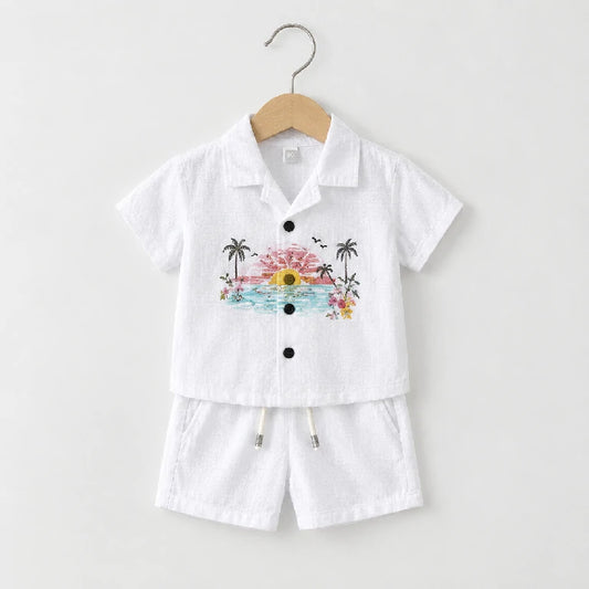 Palm Date Shirt + Shorts | Peakachu