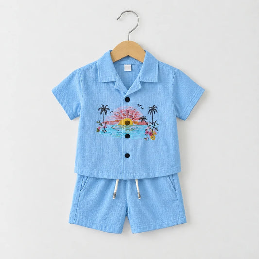 Palm Date Shirt + Shorts | Peakachu
