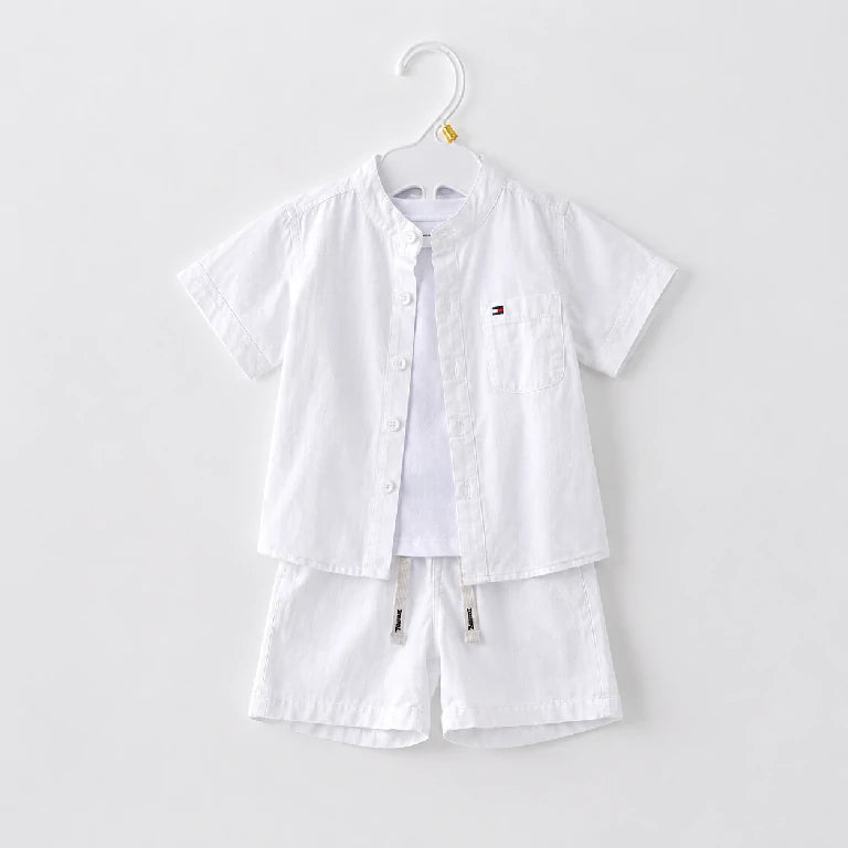 One Pocket Button Up Shirt + T-Shirt + Shorts | Peakachu