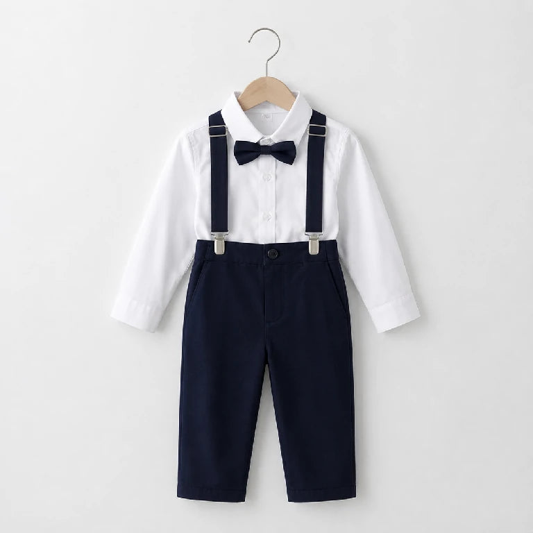 Button-Down Shirt + Trousers (with Suspenders) | Peakachu