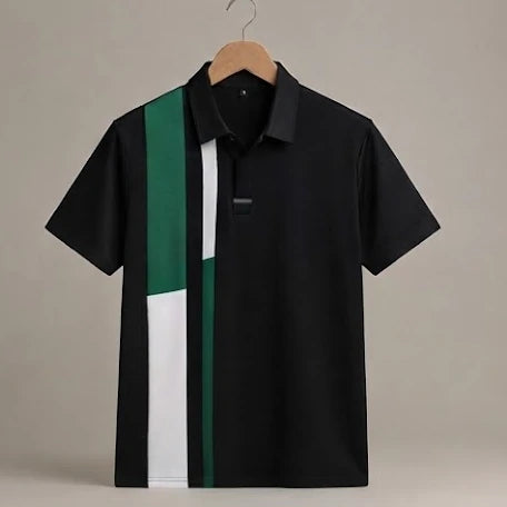 Polo Shirt Vertical-Stripe  | Peakachu