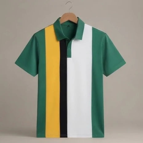 Polo Shirt Vertical-Stripe  | Peakachu