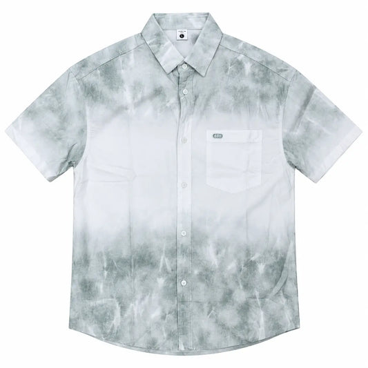 Grey and White Tie-Dye T-Shirt | Peakachu