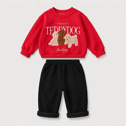 Dog Print Shirt + Shorts | Peakachu