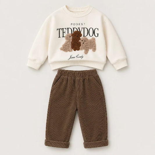 Dog Print Shirt + Shorts | Peakachu