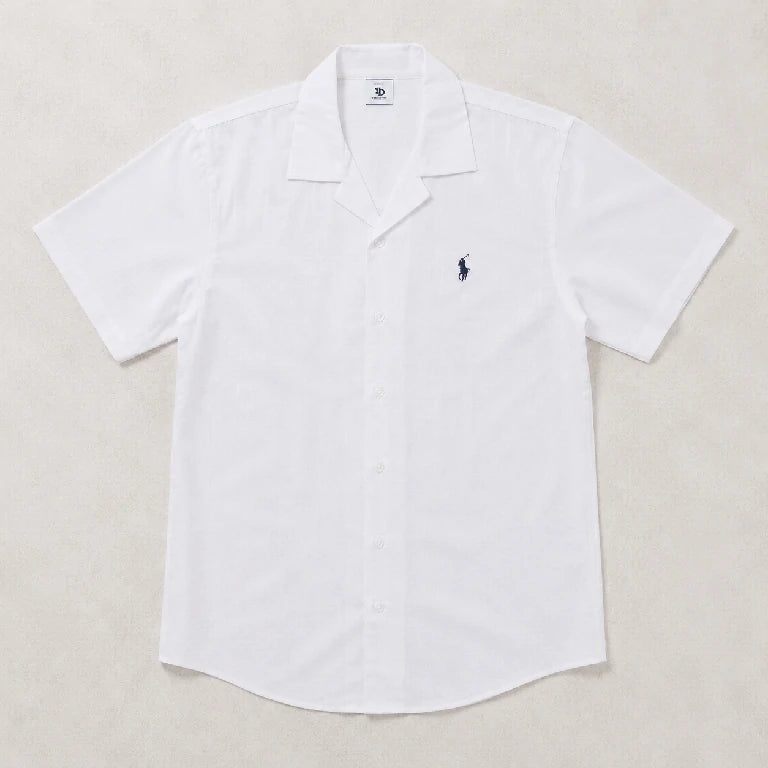 Plain Button-Down Shirt | Peakachu