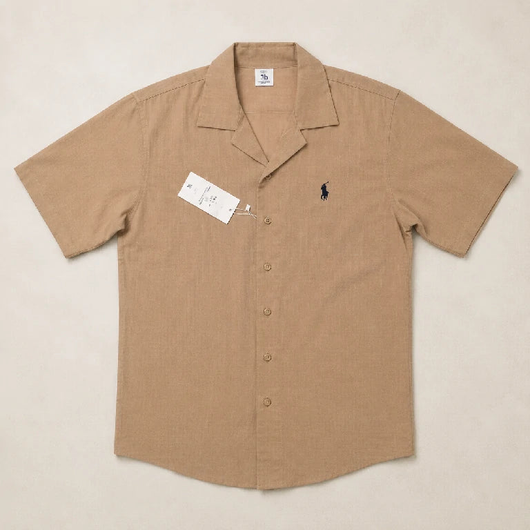 Plain Button-Down Shirt | Peakachu