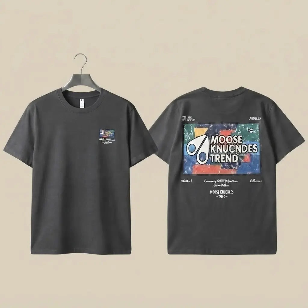 Orsized Gravephic Retro Poster T-Shirt | Peakachu