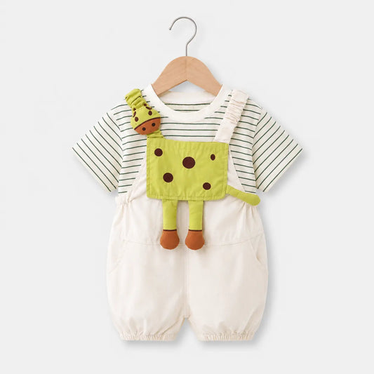 Insect Top + Dungaree Shorts | Peakachu