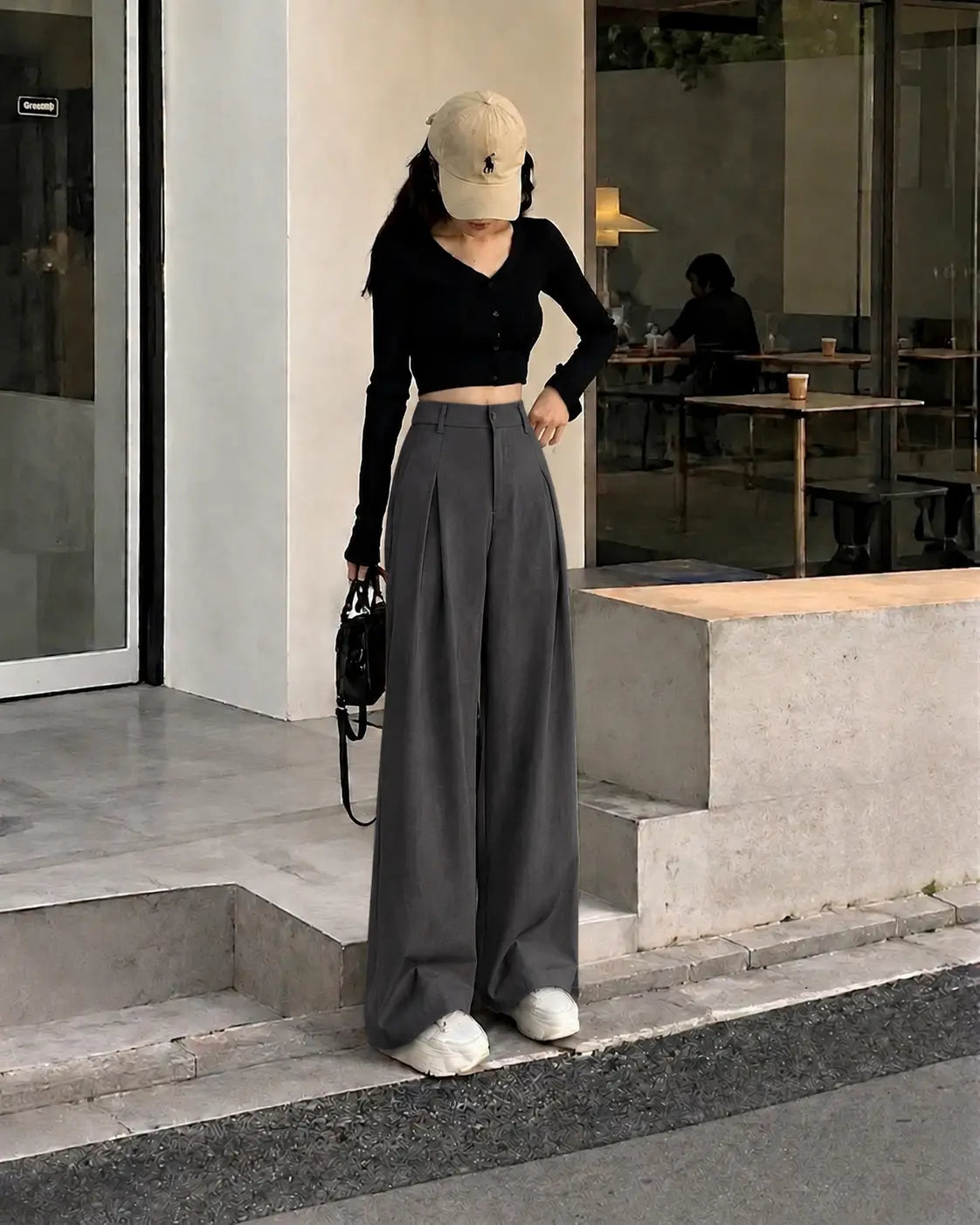 Wide-Leg Formal Pants | Peakachu