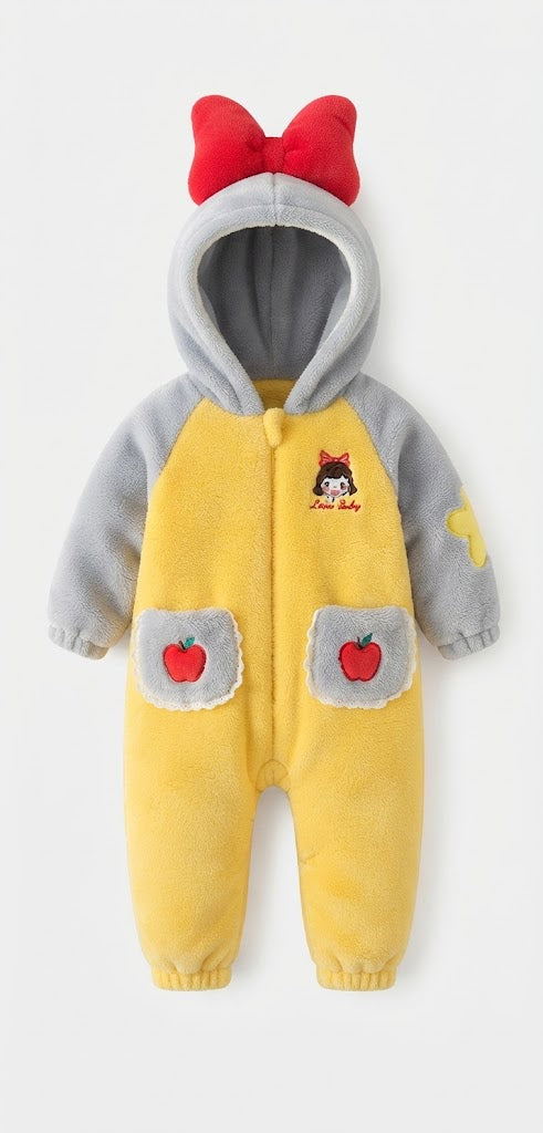 Bow Hooded Jumpsuit | Peakachu