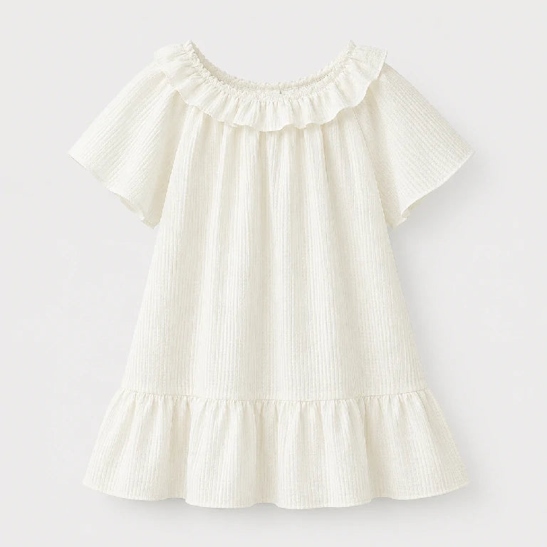 Ruffled Flounce Skirt Dress | Peakachu