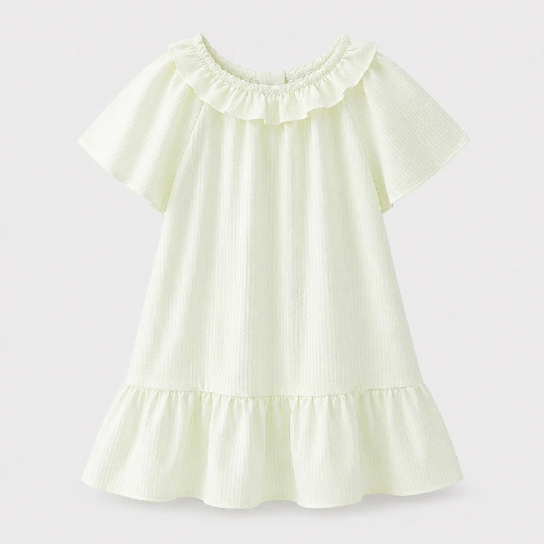 Ruffled Flounce Skirt Dress | Peakachu