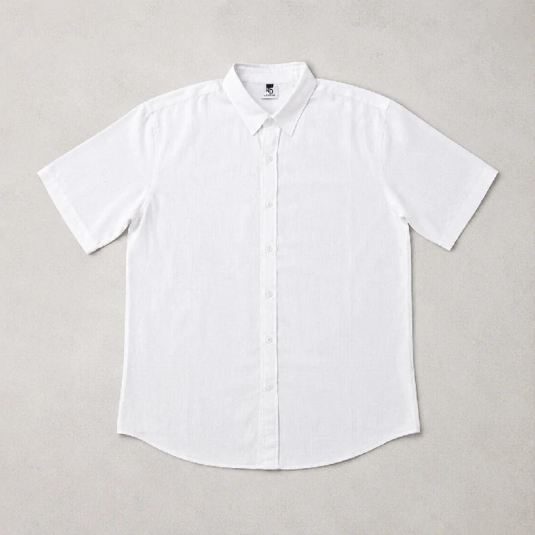 Plain Button-Down Shirt | Peakachu