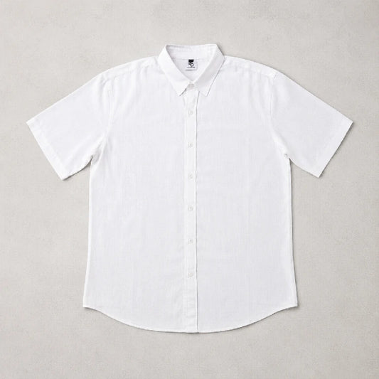 Plain Button-Down Shirt | Peakachu