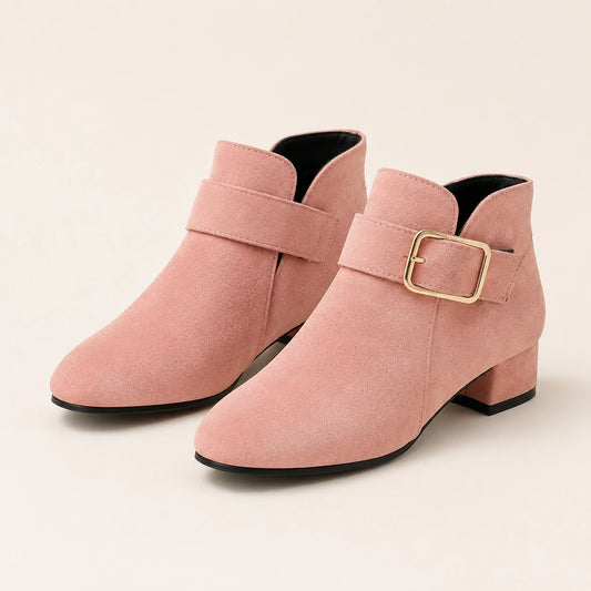 Low Heeled Ankle Boots | Peakachu