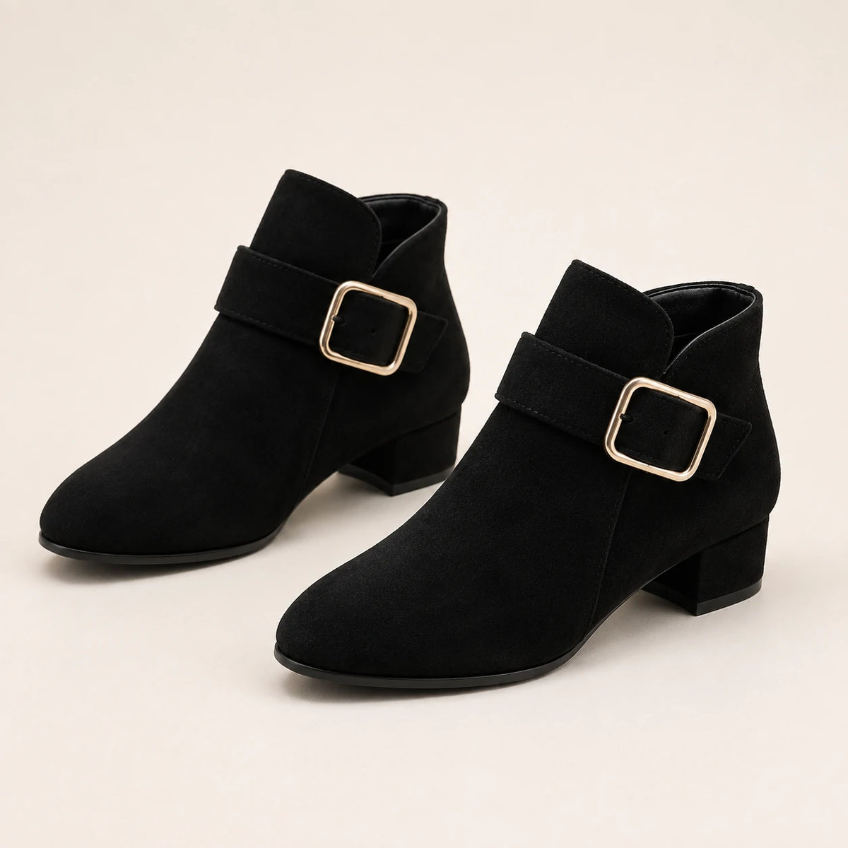 Low Heeled Ankle Boots | Peakachu