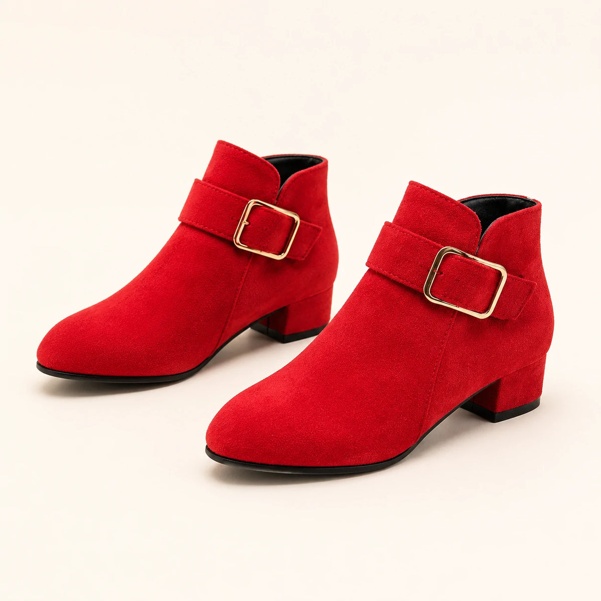 Low Heeled Ankle Boots | Peakachu
