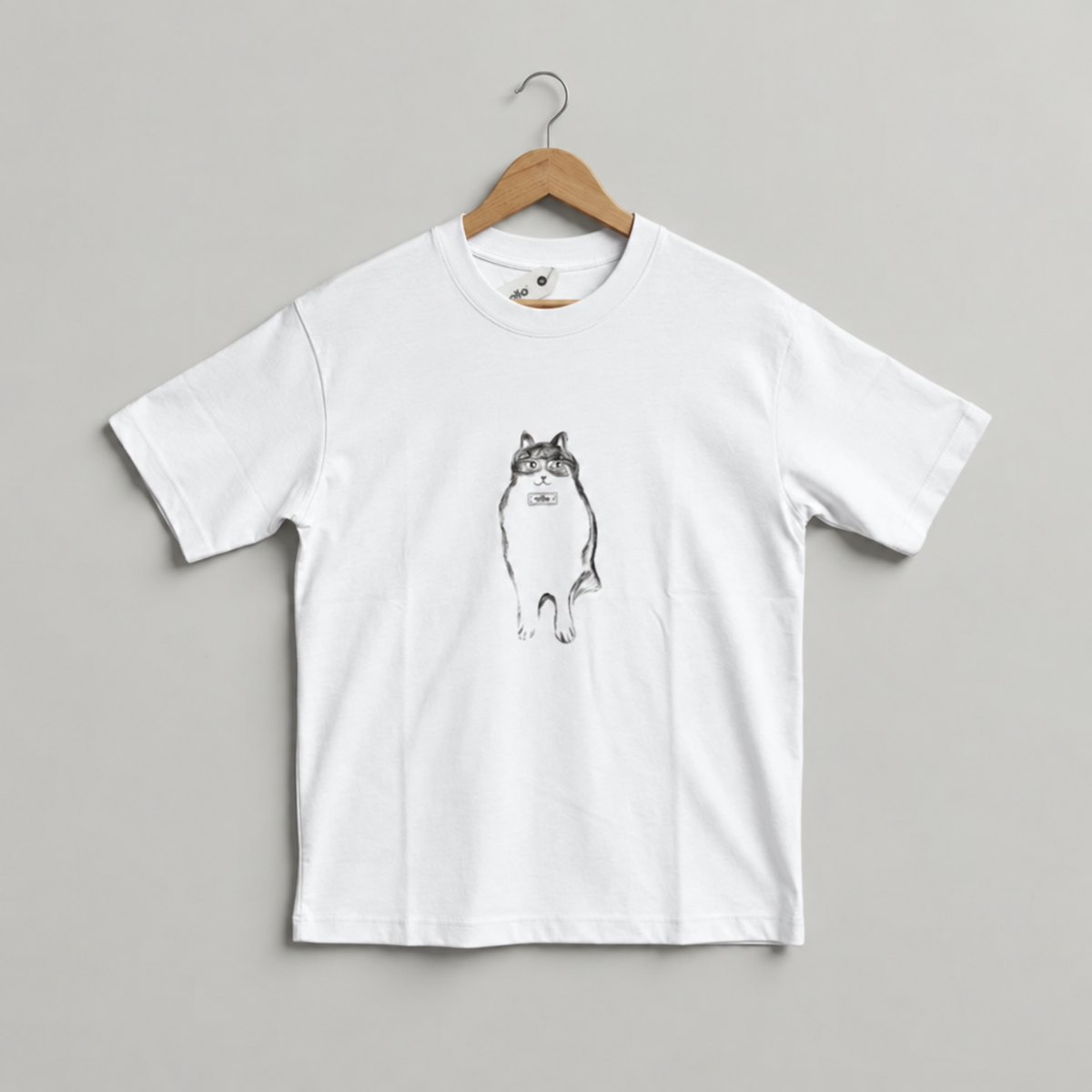 Oversized Typography Printed T-Shirt | Peakachu