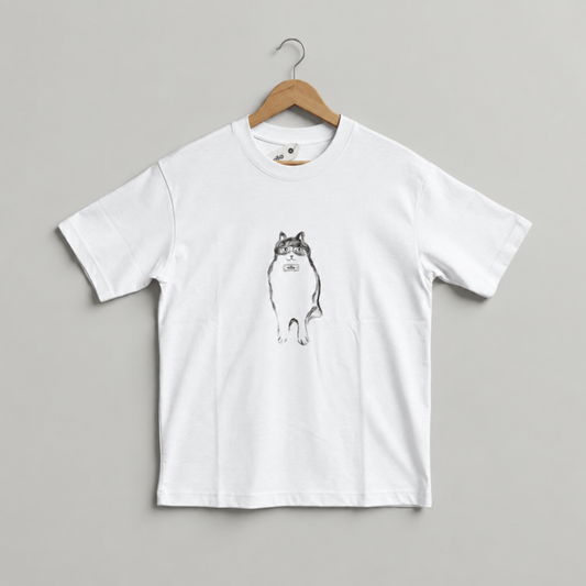 Oversized Typography Printed T-Shirt | Peakachu