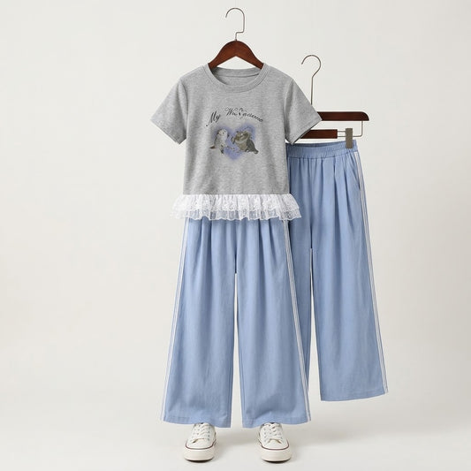 Grey + Denim Coord Set | Peakachu