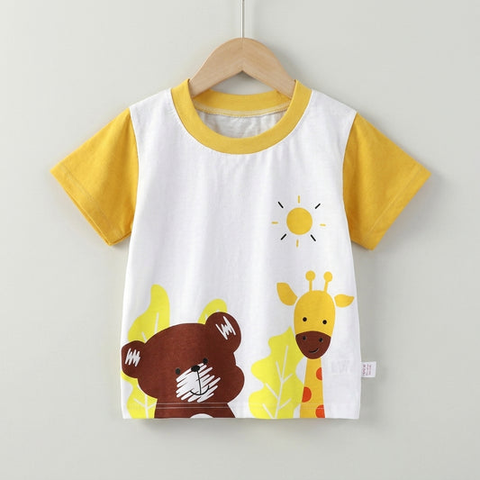 Giraffe Teddy Graphic T-Shirt | Peakachu