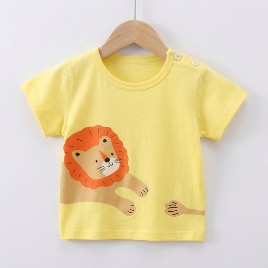 Lion Print T-Shirt | Peakachu