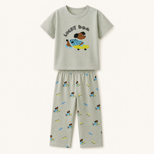 Graphic Pajama Set | Peakachu