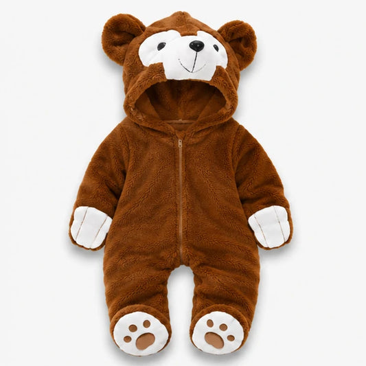 Bear Fleece Jumpsuit | Peakachu