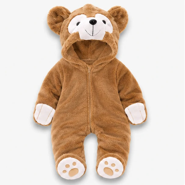 Bear Fleece Jumpsuit | Peakachu