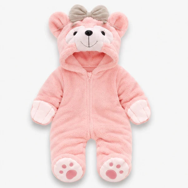 Bear Fleece Jumpsuit | Peakachu