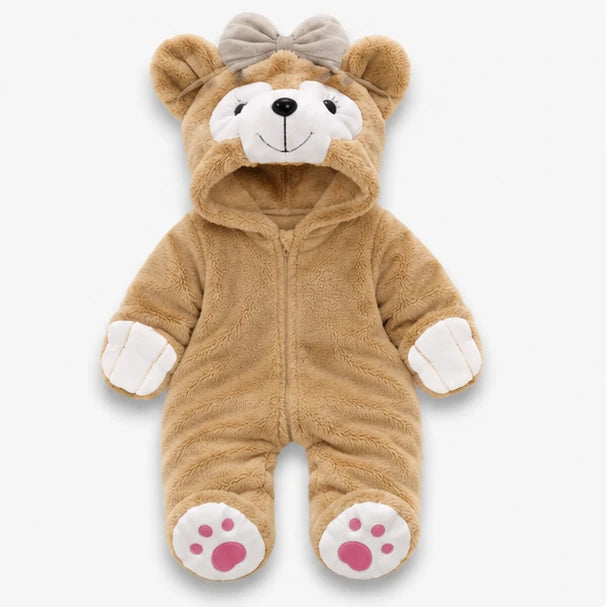 Bear Fleece Jumpsuit | Peakachu