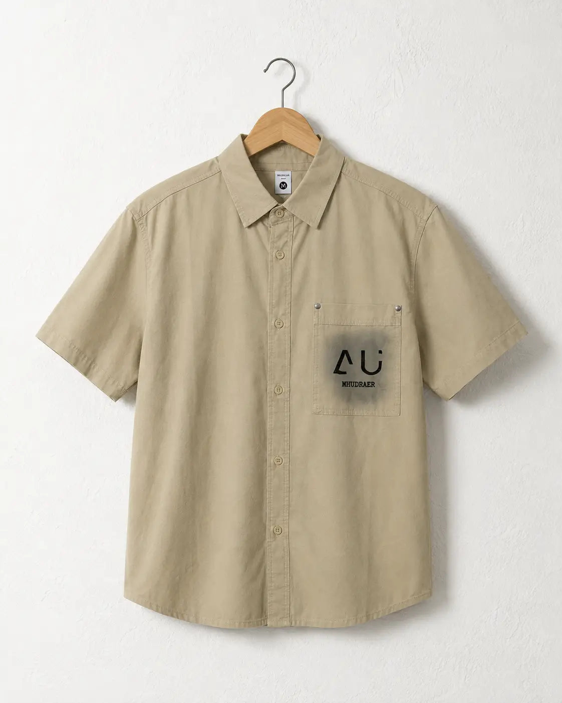 Solid Button-Up Shirt | Peakachu