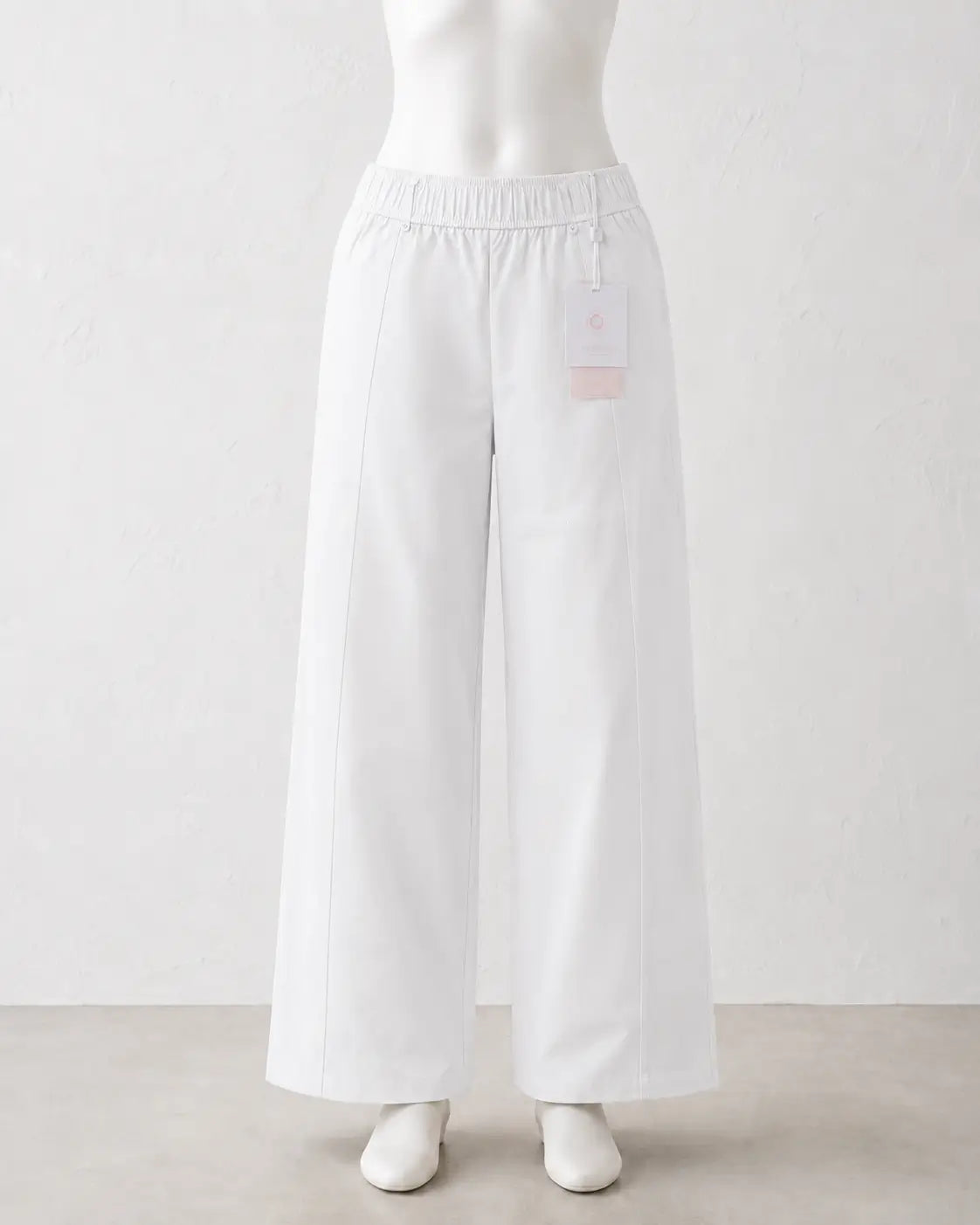 Beige Wide Leg Trousers | Peakachu