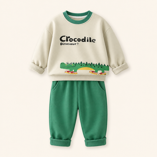 Crocodile Sweatshirt + Pants | Peakachu