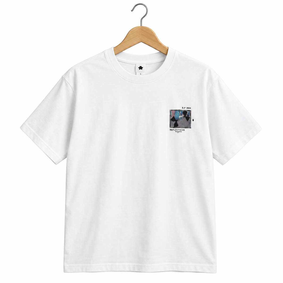 Oversized Graphic Pocket Design T-Shirt | Peakachu