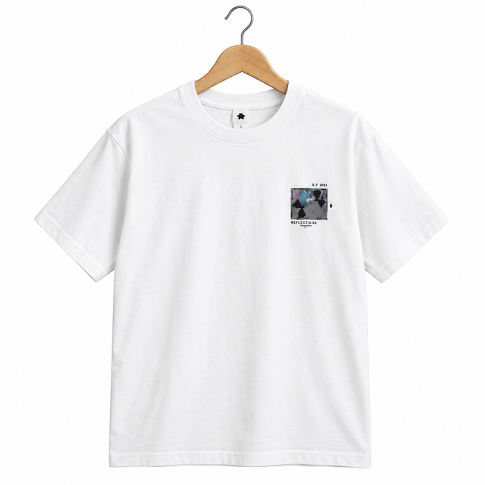Oversized Graphic Pocket Design T-Shirt | Peakachu