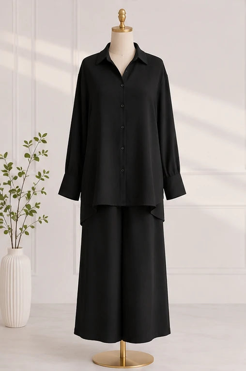Full Sleeves Solid Co-Ord Set | Peakachu