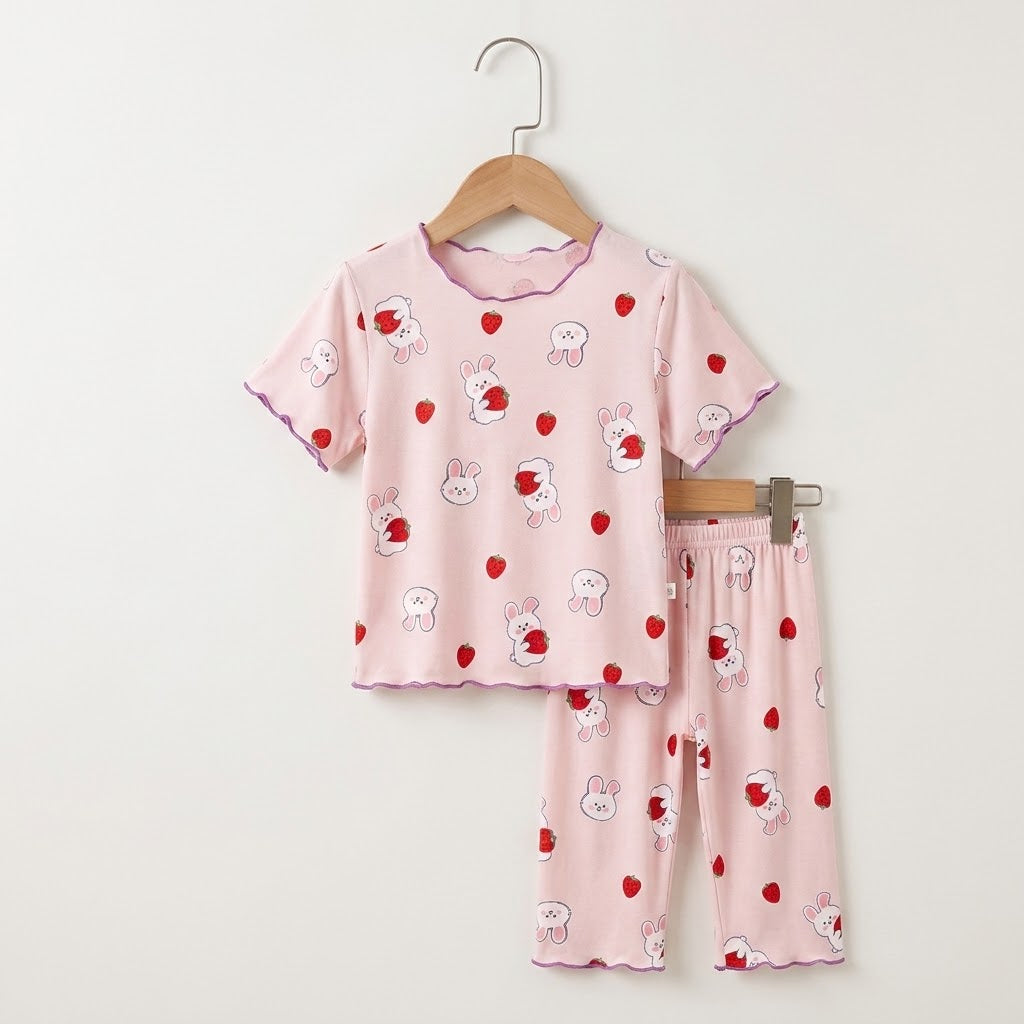 Kitten Printed Pajama Set | Peakachu