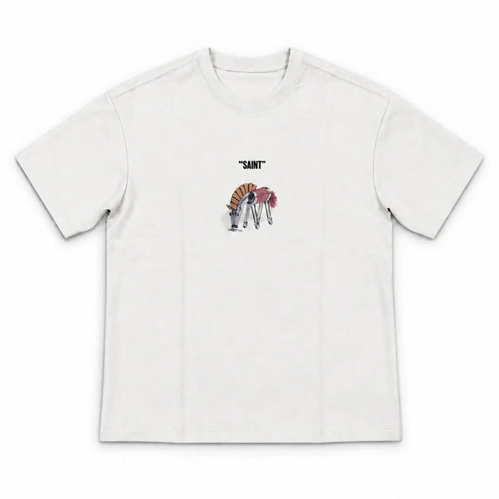 Oversized Pendant Style Printed T-Shirt | Peakachu