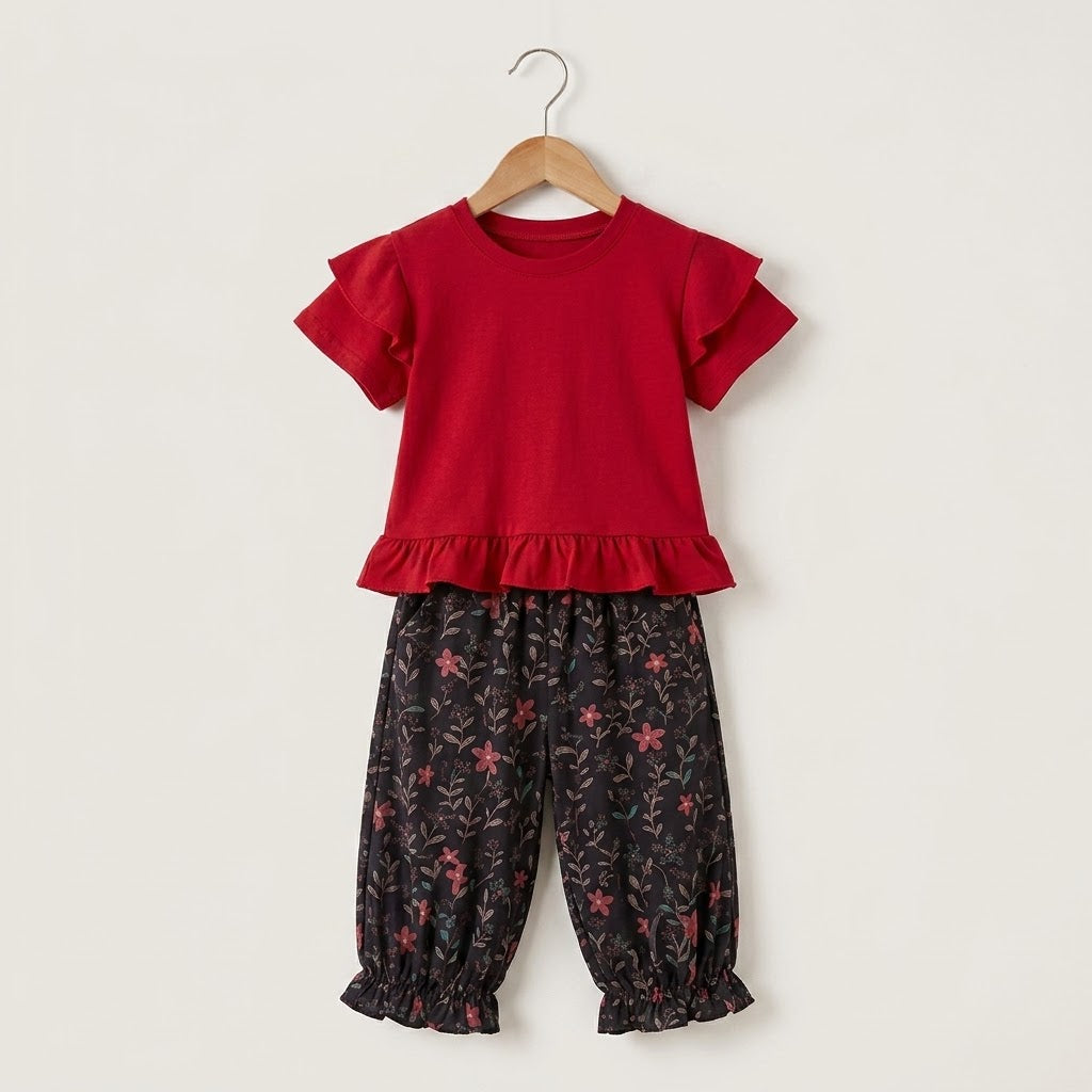 Graphic Shirt + Floral Pants | Peakachu