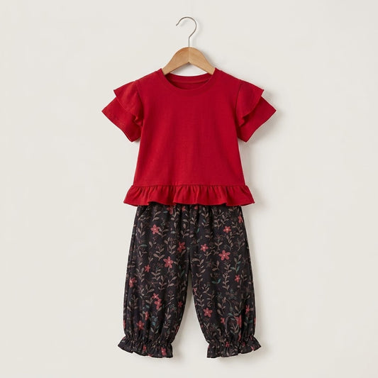 Graphic Shirt + Floral Pants | Peakachu