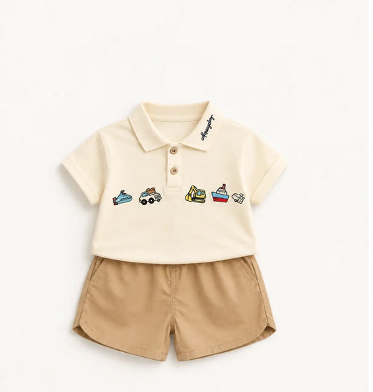 Color Block Shirt + Track Pants | Peakachu