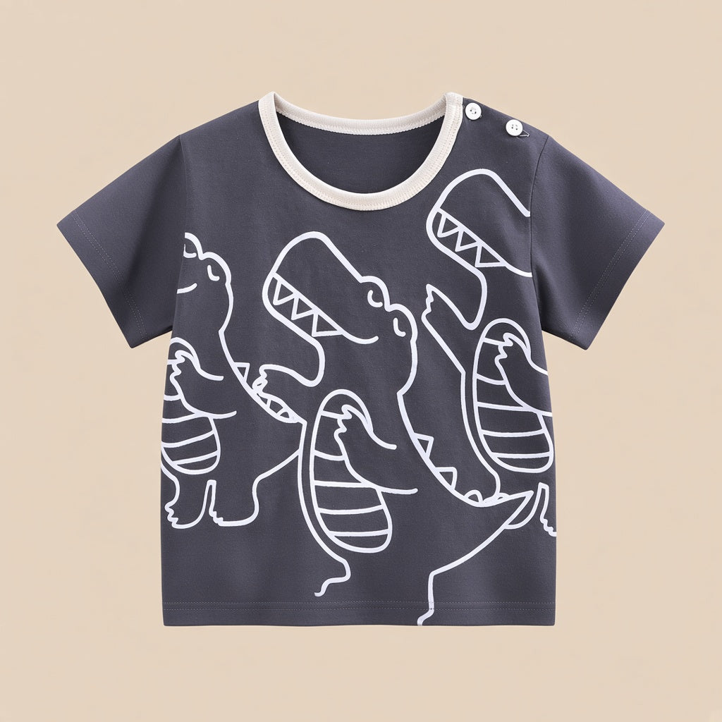 Crocodile Print T-Shirt | Peakachu