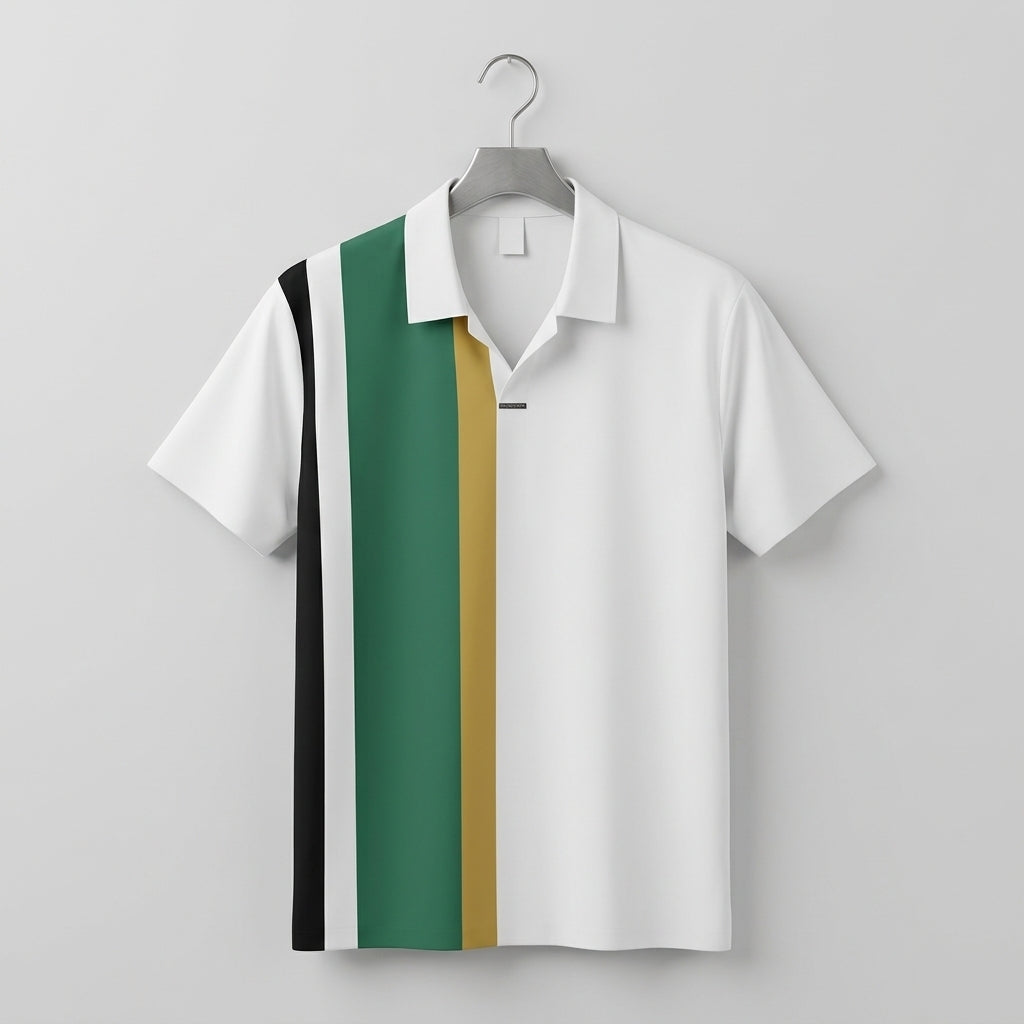 Polo Shirt Vertical-Stripe  | Peakachu